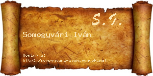 Somogyvári Iván névjegykártya